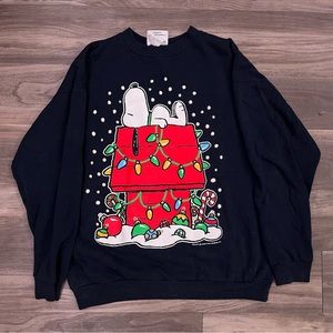 Vintage snoopy Christmas sweatshirt